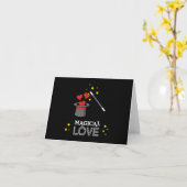 Magische Liefde - Wit Kaart (Gele Bloem)