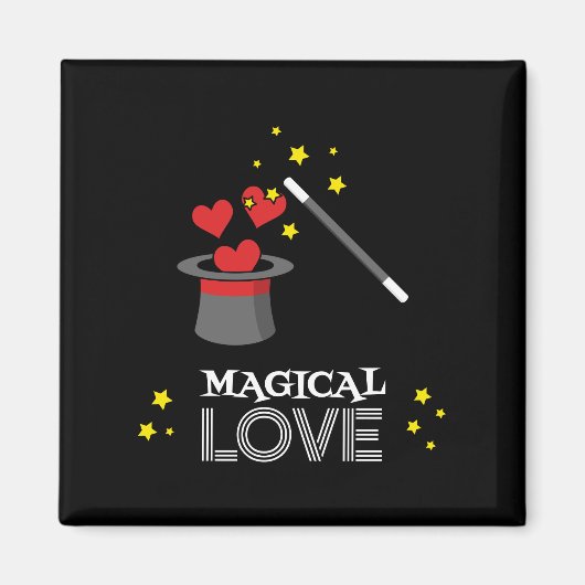 Magische liefde - Wit Magneet (Voorkant)