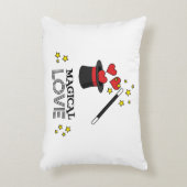 Magische liefde - zwart accent kussen (Voorkant(Verticaal))