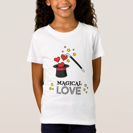 Magische liefde - zwart t-shirt (Voorkant)