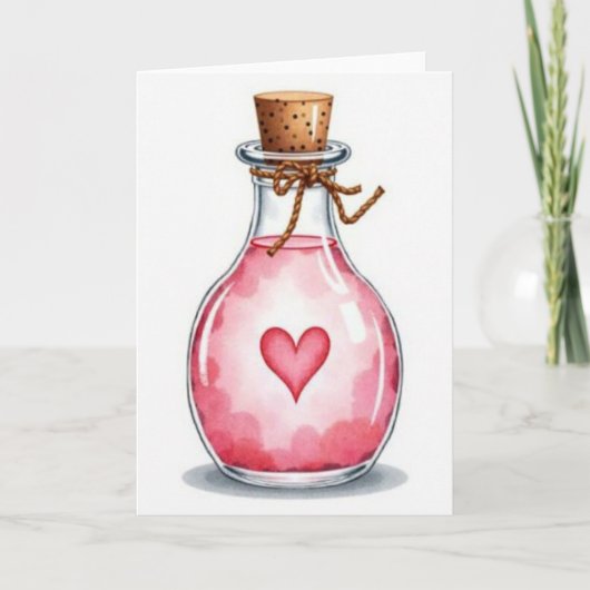 Magische Liefdesdrankkaart Kaart (Voorkant)