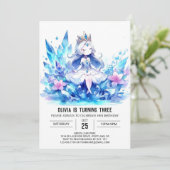 Magische lieve prinses verjaardag kaart (Staand voorkant)