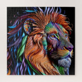 Magische lionpapier, Quilling Style, Weirdcore Cra Legpuzzel (Verticaal)