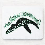 Magische Liopleurodon Mousepad Muismat (Voorkant)
