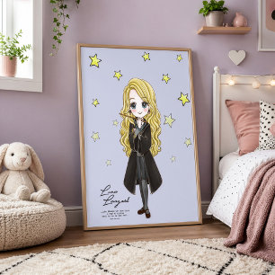 Magische Luna Lovegood Waterverf Poster