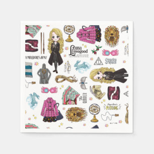 Magische Luna Lovegood Waterverf Servet