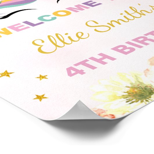 Magische Luxe Party Decor Poster (Hoek)