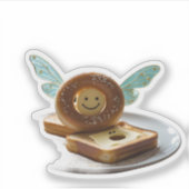 Magische maaltijden Stickers: grillige eten & Drin Sticker (Voorkant)