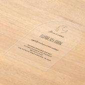 Magische maan-geïnspireerde trouwuitnodiging acryl uitnodigingen (Laagn)