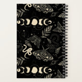 Magische maan mot en slangen notitieboek (Achterkant)