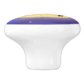 Magische Maanverlichte Rendier Keramische Knop (Zijkant)