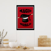 Magische Magie is mijn Poster ter wereld (Keuken)