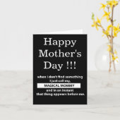 Magische Mama Gelukkige Moeders Dag Groet Kaart (Gele Bloem)