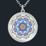 *~* Magische Mandala Throat Chakra Zilver Vergulden Ketting<br><div class="desc">Als professionele verafgelegen spirituele energiegenezer sinds 2001 heb ik geleerd, ontwikkeld en gebruik gemaakt van de kracht van de intentie om energie te genezen. Al mijn JEWELRY MET INTENTIE (R) draagt de genezende energie van positieve manifestatie. Dit geweldige zilveren ketting voor het genezen van energie mandala is klaar om je...</div>