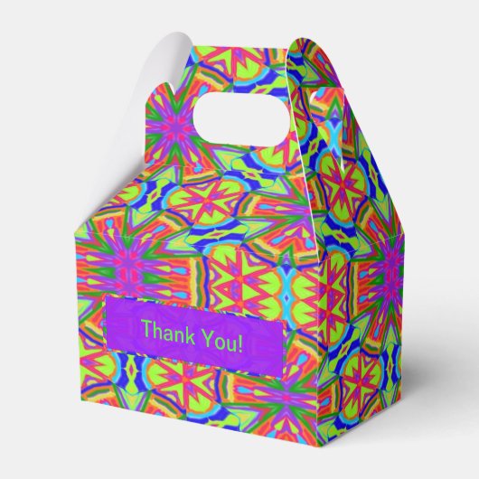 Magische Marker Kaleidoscoop Bedankdoosjes (Achterkant)