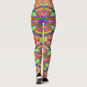 Magische Marker Kaleidoscoop Leggings (Achterkant)