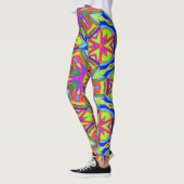 Magische Marker Kaleidoscoop Leggings (Links)