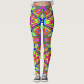 Magische Marker Kaleidoscoop Leggings (Voorkant)