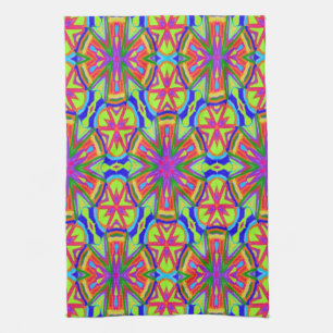 Magische Marker Kaleidoscoop Theedoek