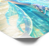 Magische Meeres-Göttin – Ozean Fantasy Poster (Hoek)