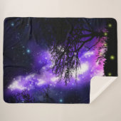 Magische Melkweg Sherpa Deken (Voorkant (horizontaal))