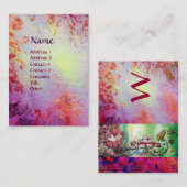 MAGISCHE MEMORIES MONOGRAM VISITEKAARTJE (Voorkant / Achterkant)