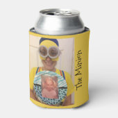 Magische mensen uploaden uw Afbeelding aangepaste Blikjeskoeler (Blikje Voorkant)