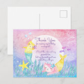 Magische Mercat Briefkaart Dank u kaarten (Voorkant / Achterkant)