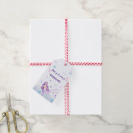 Magische Mermaid Kinderverjaardag Cadeaulabel