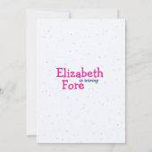 Magische Mermaid Kinderverjaardag Uitnodiging (Achterkant)