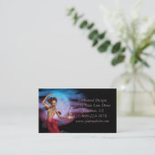 Magische Mermaid Moon Visitekaartjes (Staand voorkant)