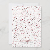 Magische, Merriment & Miracles Snowflakes | Bourgo Feestdagenkaart (Achterkant)