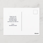 Magische Metallic Kerstballen Foto Bedankt Briefkaart (Achterkant)