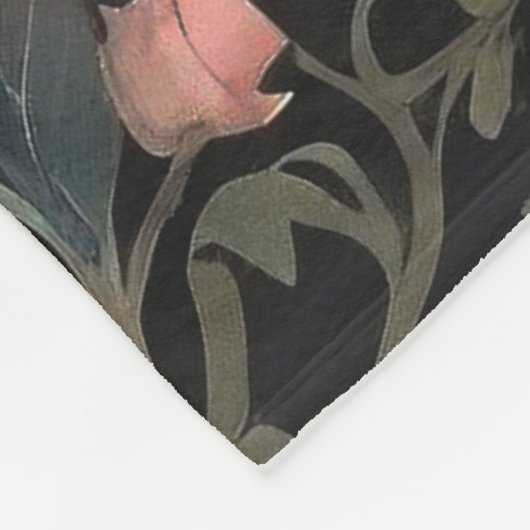 Magische middernachttuin fleece deken (Hoek)