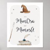Magische Mimosa Drankjes Bord Poster (Voorkant)