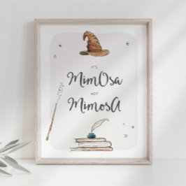 Magische Mimosa Drinken teken Poster