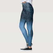 Magische mist over sneeuwsparrenbos leggings (Links)