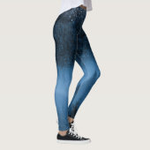 Magische mist over sneeuwsparrenbos leggings (Rechts)