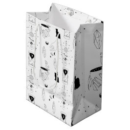 Magische Mode Lijn Kunst Patroon Cadeau Medium Cadeauzakje