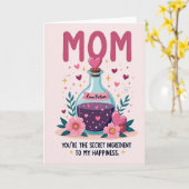 Magische Moeder Potion Liefde Kaart (Gele Bloem)