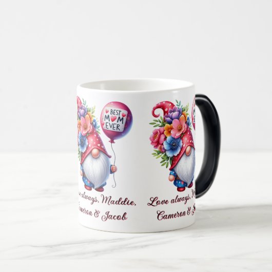 Magische Moederdag: Kleurveranderende Gnome Magische Mok (Voorkant rechts)