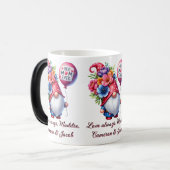 Magische Moederdag: Kleurveranderende Gnome Magische Mok (Voorkant links)