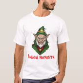Magische momenten Angry Elf T-shirt (Voorkant)