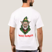 Magische momenten Angry Elf T-shirt (Achterkant)