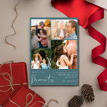Magische Momenten Foto Collage Familie Kerstmis Feestdagenkaart<br><div class="desc">Onze Magical Moments Photo Collage Family Christmas Wenskaart is de perfecte manier om de vreugde en warmte van het seizoen te delen met uw geliefden! Deze minimalistische fotokaart is ontworpen om de essentie van saamhorigheid vast te leggen, waardoor het een ideale keuze is voor het verspreiden van feestvreugde. Deze kaart...</div>