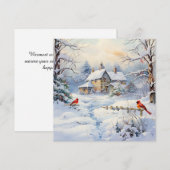 Magische Momenten met Kerstmis Feestdagenkaart (Voorkant / Achterkant)