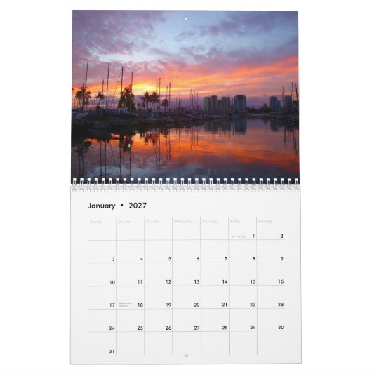 Magische momenten van Hawaï 2012 Kalender (Jan 2027)