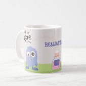 Magische Monstertransformatie Kindernaam Koffiemok (Voorkant links)