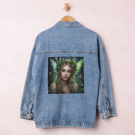 Magische mooie Natuur bos fee Denim Jacket (Hangar)