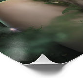 Magische mooie Natuur bos fee Perfect Poster (Hoek)